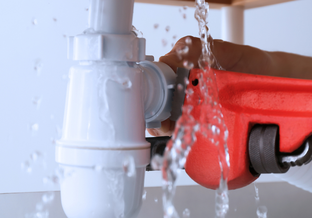 Plumber fixing burst pipes to prevent water damage Sydney | P-Tech Plumbing Solutions Sydney